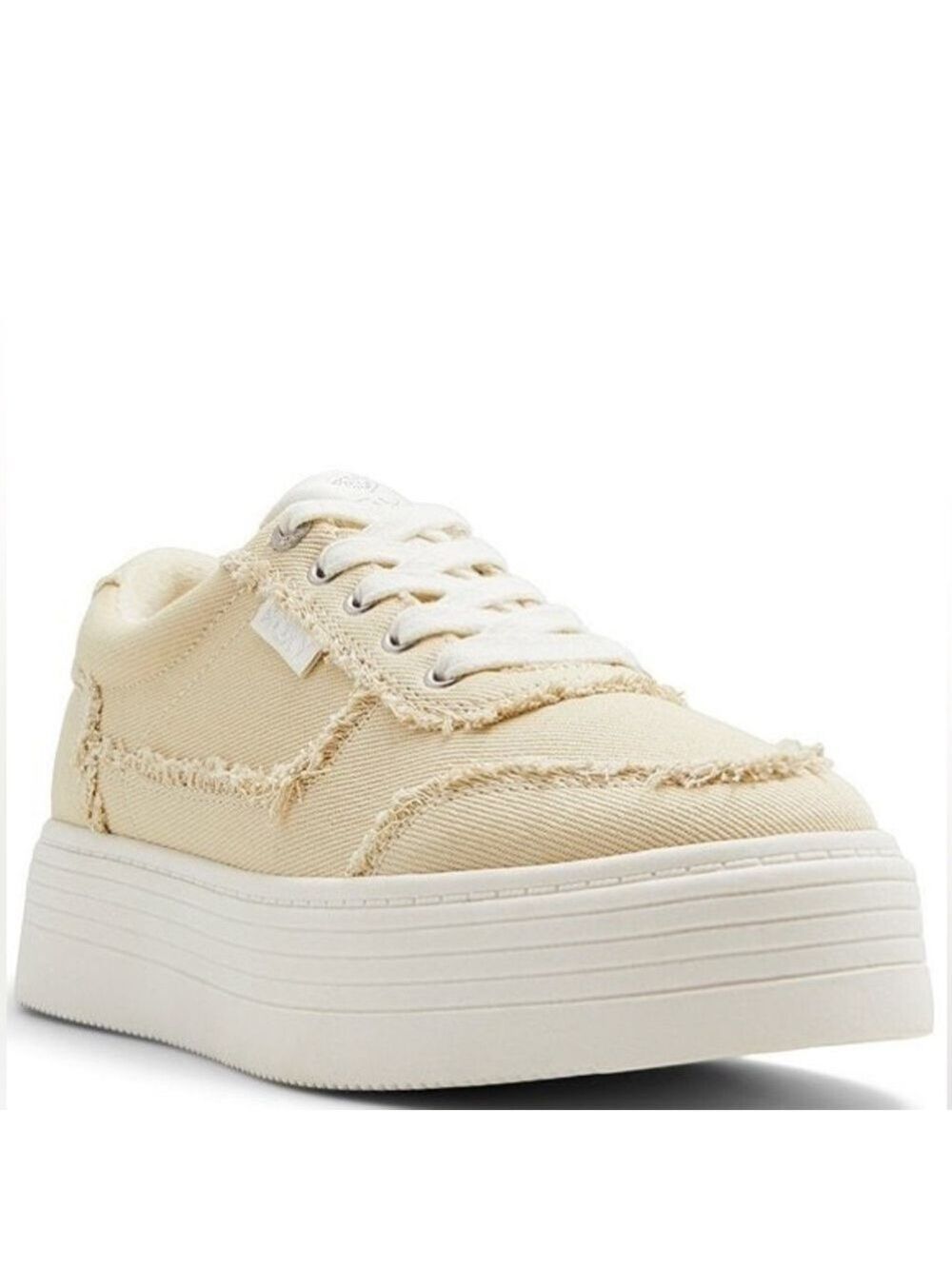 Roxy, the Sheilahh 2.0 Fray Trim Platform Sneakers NWT NWOB $59